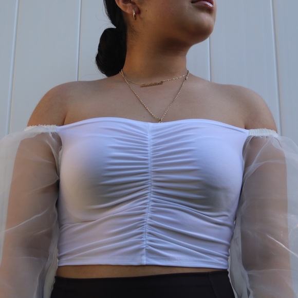 White lace PLT top - Picture 5 of 5